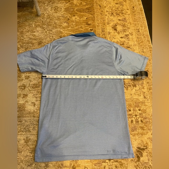 Peter Millar Royal Liverpool Hoylake branded Blue Polo size Large - Picture 9 of 11